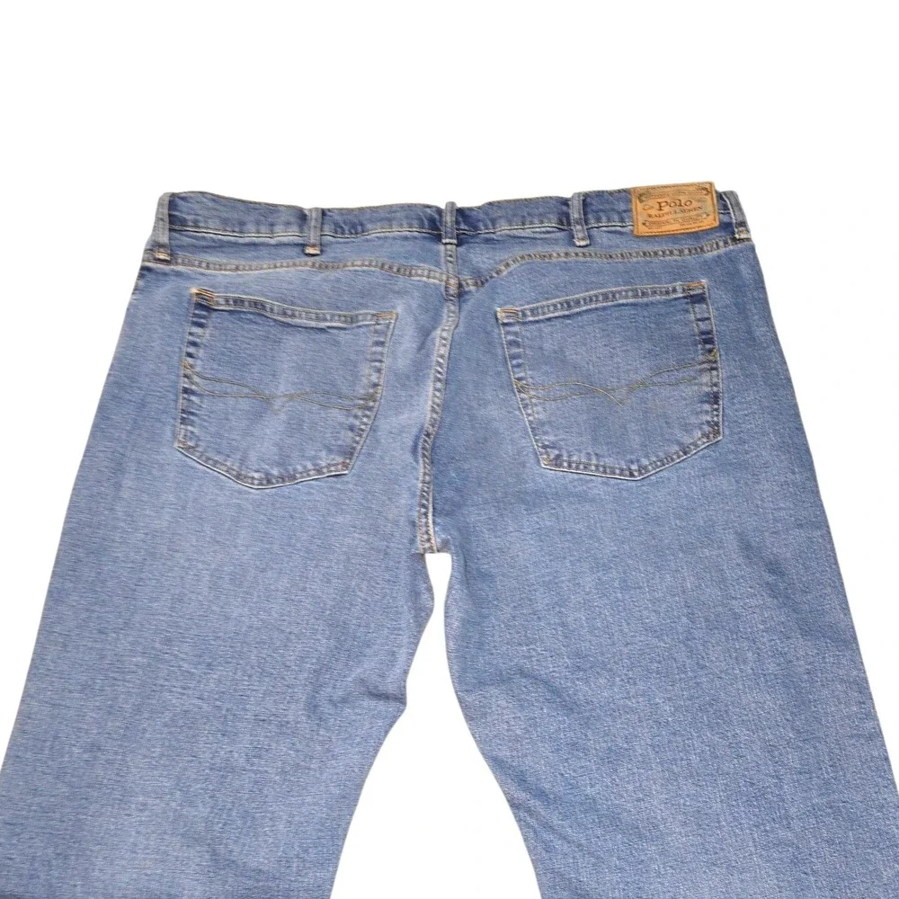 Polo Ralph Lauren Hampton Straight Jeans Mens Classic Denim Blue 44x29 Actual